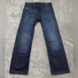 Diesel Mennit Jeans Women’s 32x30 Regular Straight Dark Wash Faded Y2K Italy